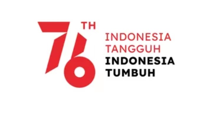 Logo resmi HUT ke 76 Kemerdekaan RI. (Grafis: Istimewa)