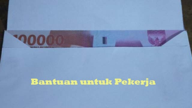 Ada lagi program bantuan yang dijanjikan, kali ini dari Jamsostek Pekerja bergaji di bawah Rp 3,5 juta dapat bantuan Rp 1 Juta untuk dua bulan. (Ngopibareng)