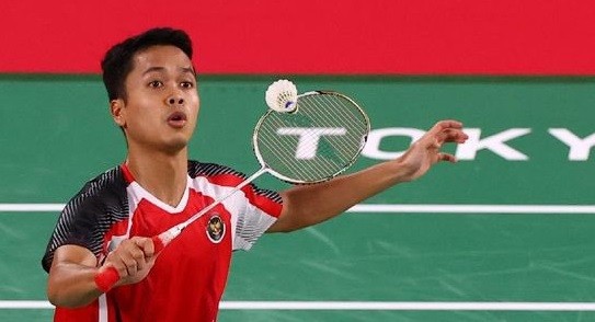 Anthony Sinisuka Ginting berhasil menembus semifinal usai mengalahkan pebulu tangkis peringkat ketiga dunia. (Foto: Twitter)