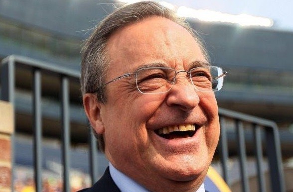 Florentino Perez akan melanjutkan proyek Liga Super Eropa. (Foto: Istimewa)