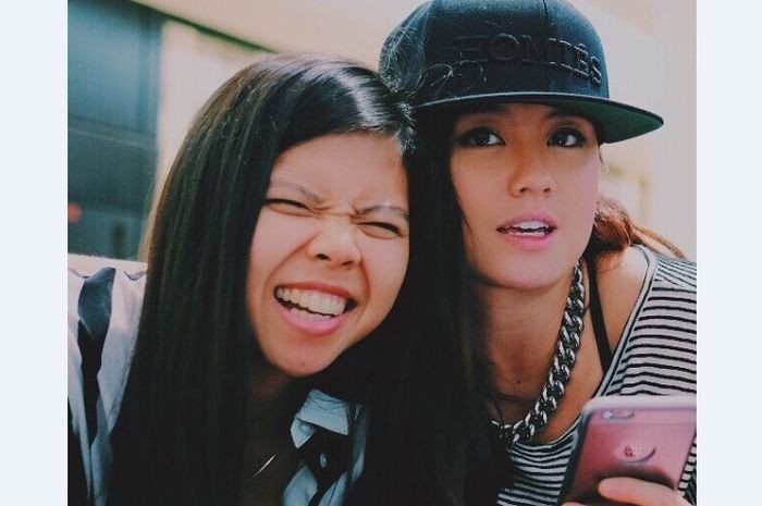 Foto keakraban penyanyi Agnez Mo dengan sahabatnya, Greysia Polii. (Foto: Instagram @agnezmo)