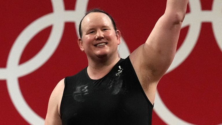 Laurel Hubbard, atlet transgender pertama di Olimpiade Tokyo 2020. (Foto: SkySport.)