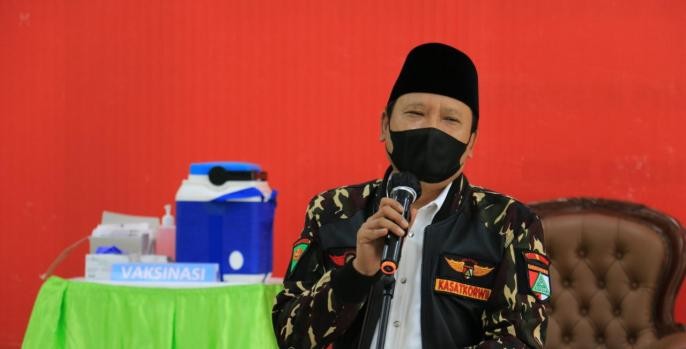 Bupati Pasuruan imbau warga isoman harus diperhatikan kebutuhan gizinya. (Foto: Dok Pasuruan)