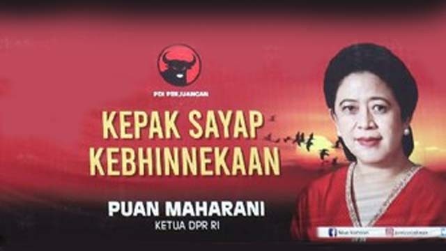 Karena pasang baliho di mana-mana, popularitas Puan Maharani meningkat. Ngopibareng)