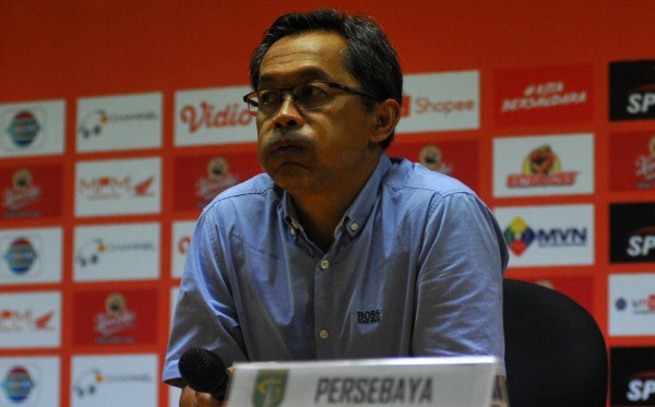 Pelatih Persebaya, Aji Santoso. (Foto: Fariz Yarbo/Ngopibareng.id)