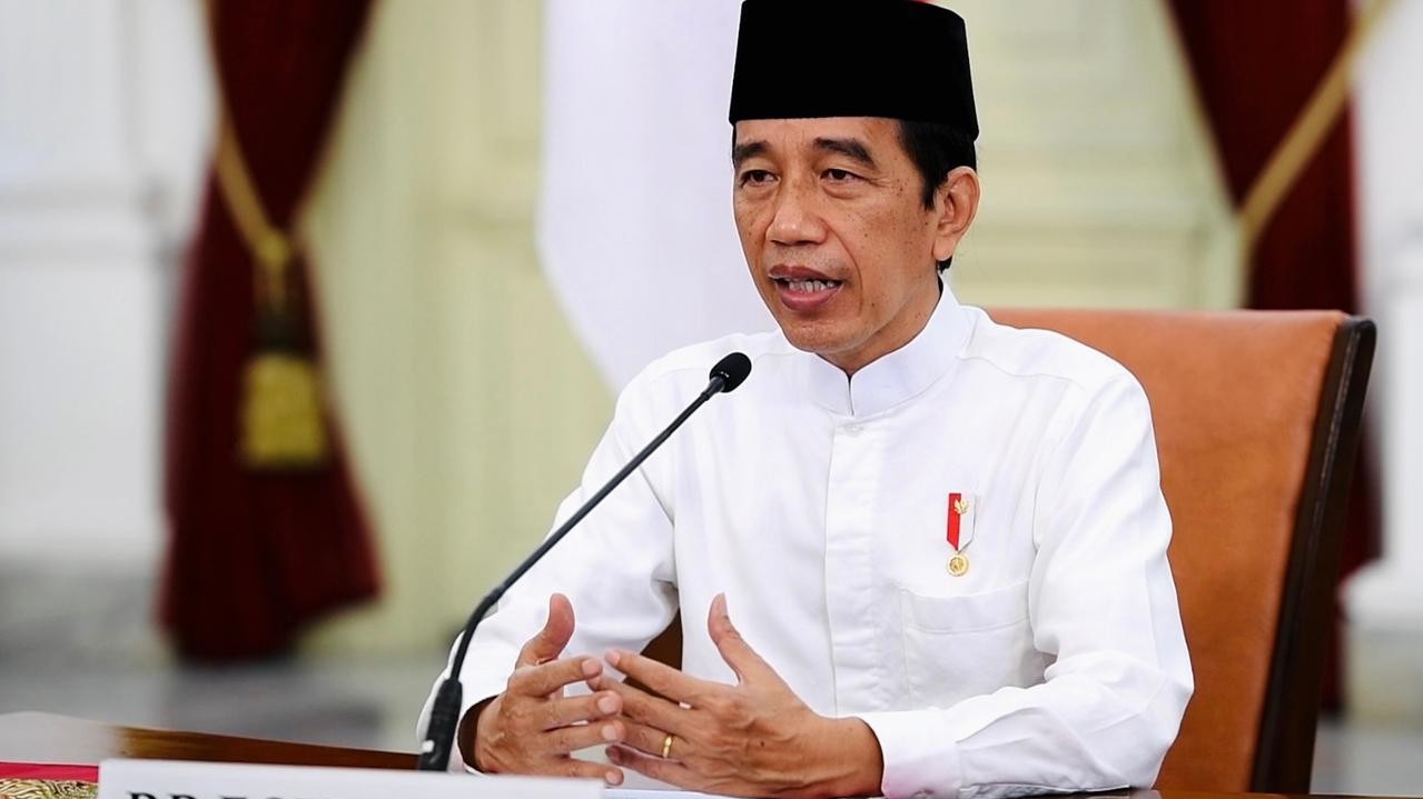 Presiden RI Joko Widodo menyambut Tahun Baru Islam 1443 Hijriyah. (Foto: Setpres)