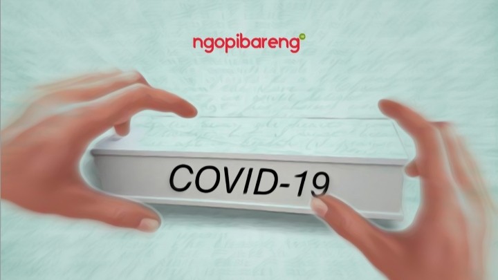 Ilustrasi penyebaran Covid-19. (Grafis: Ngopibareng.id)