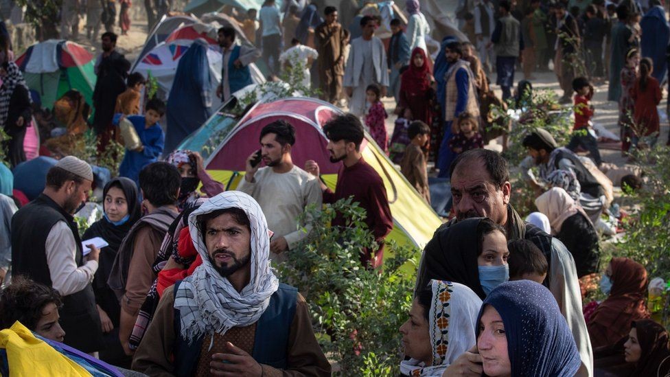 Warga sipil jadi pengungsi di Afghanistan di ibu kota Kabul. (Foto: Istimewa)