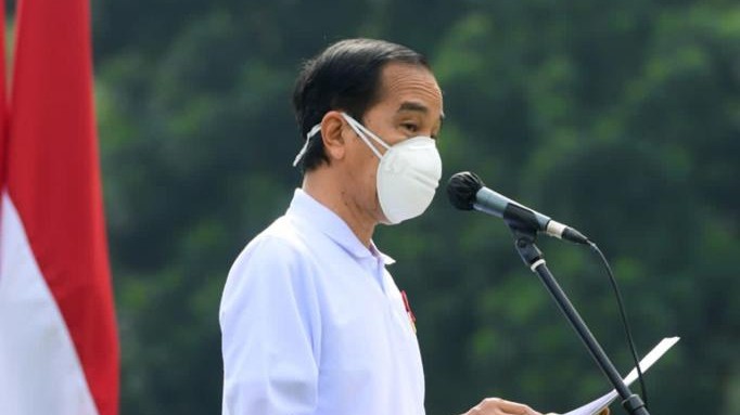 Presiden turunkan biaya PCR (foto:Setpres).