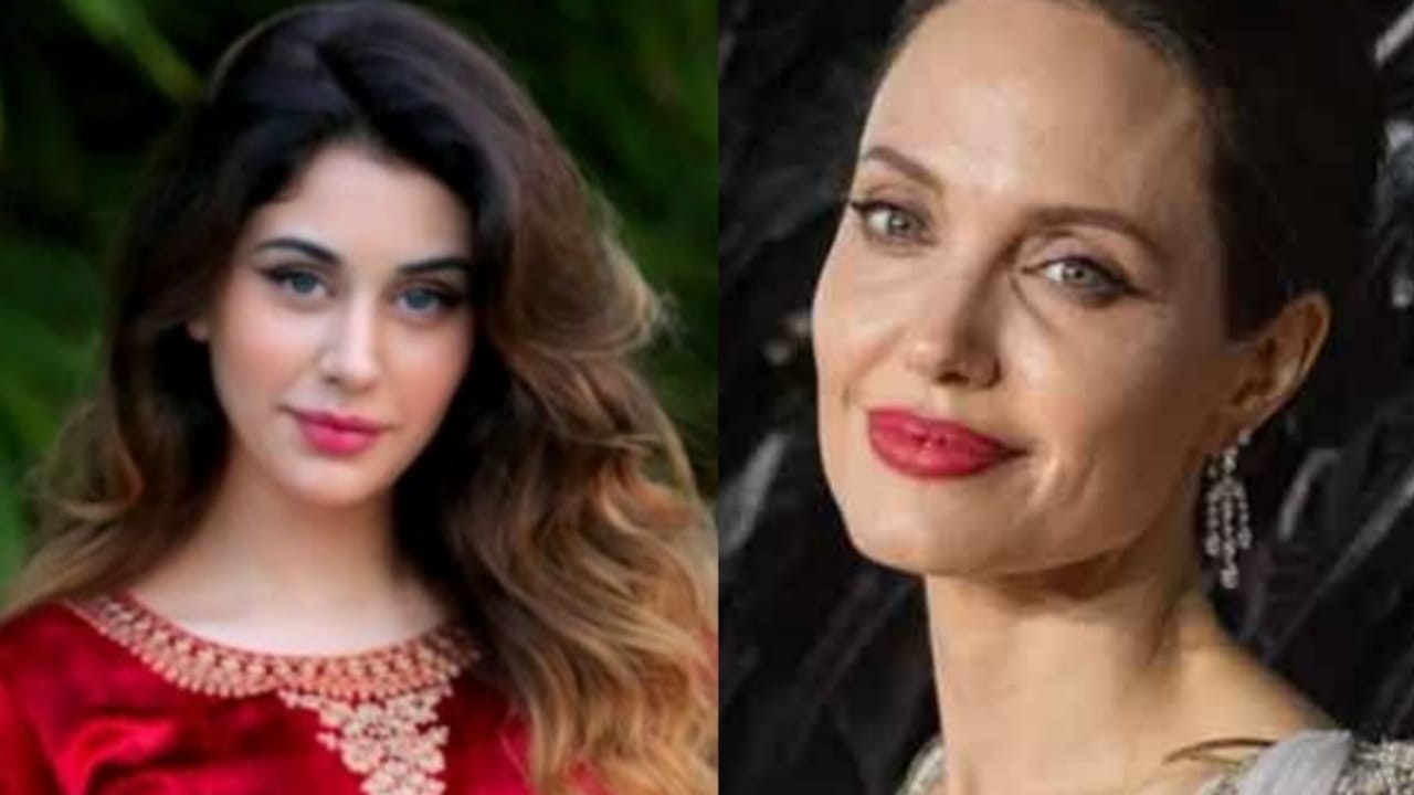 Warina Hussain dan Angelina Jolie. (Foto: Istimewa)