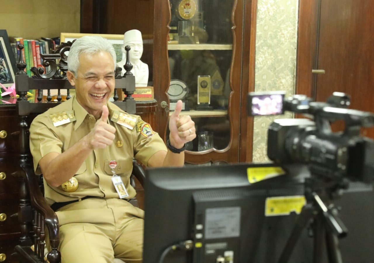 Gubernur Jawa Tengah Ganjar Pranowo berencana mengeluakan surat edaran terkait teknis PTM agar sekolah tidak sembarangan. (Foto: ist)