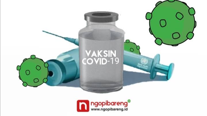 Ilustrasi vaksin Covid-19 (Grafis: ngopibareng.id)