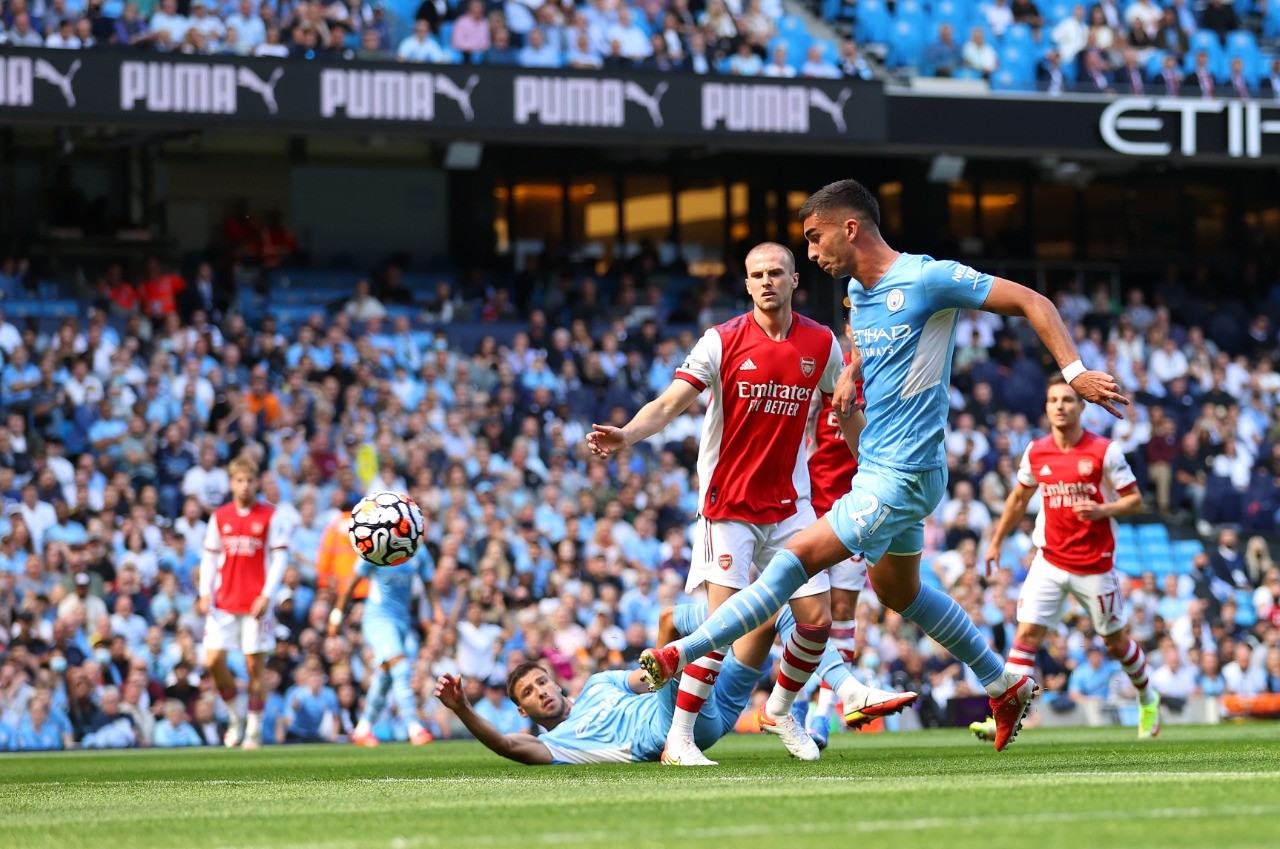 Manchester City menang 5-0 saat menjamu Arsenal. (Foto: Reuters)