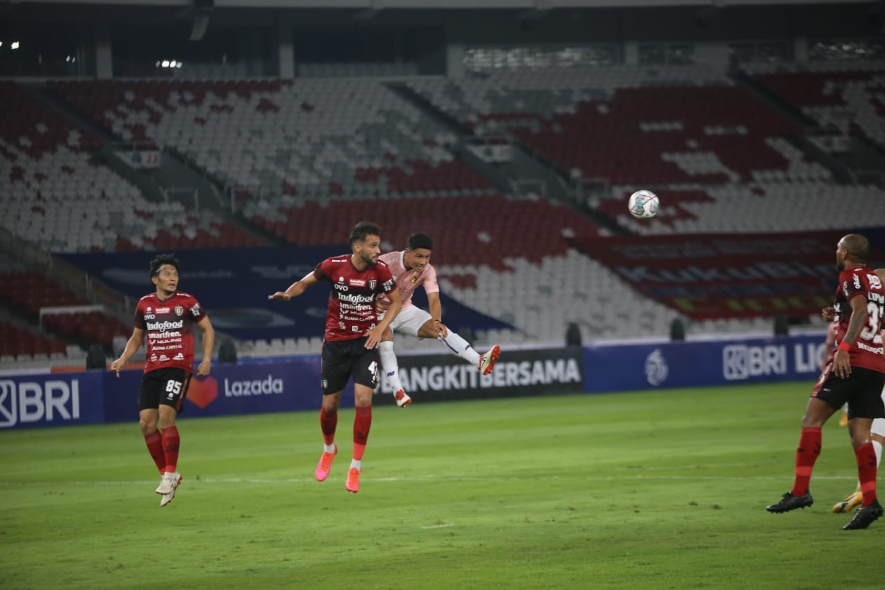 Kick off Liga 1, Persik Kediri takluk 0-1 dari Bali United. (Foto: Ist)