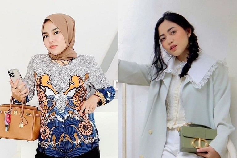 Medina Zein dipermalukan selebgram Rachel Vennya yang menagih uang pembayaran jualan tas mewah di Instagram. (Foto: Kolase)