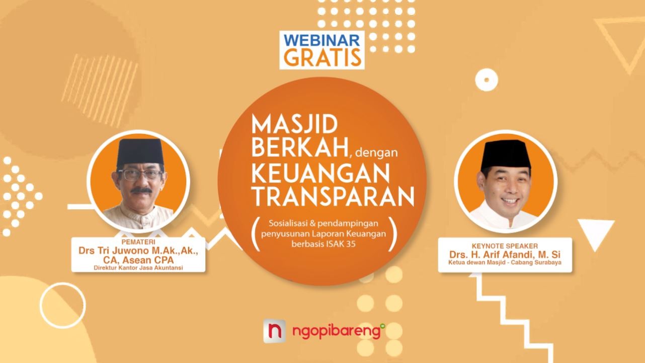 Webinar Masjid Berkah dengan Keuangan Transparan