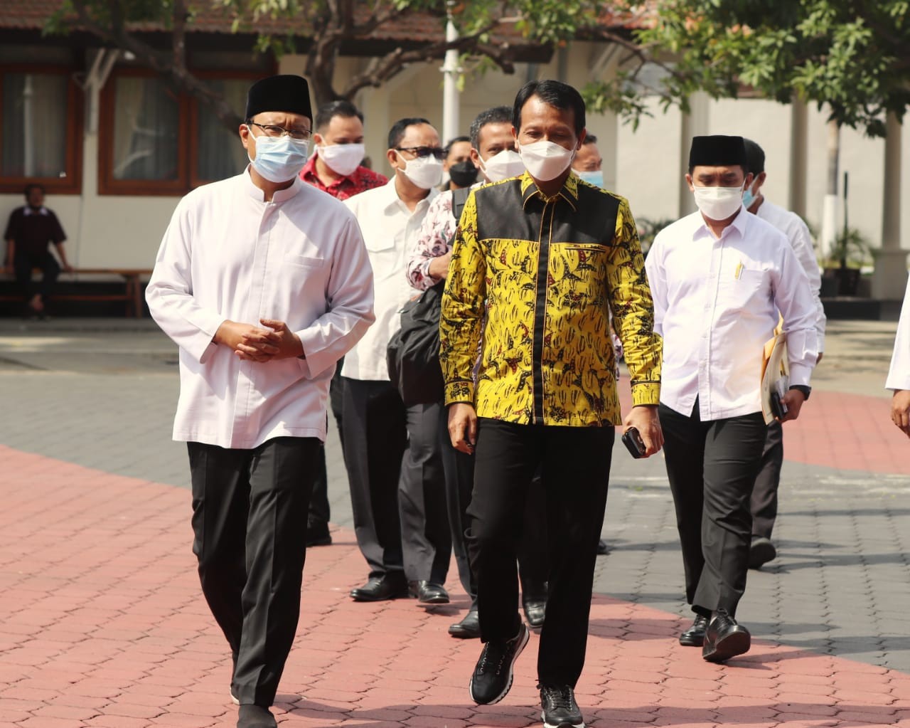 Gus Ipul menerima kunjungan perwakilan Komisi Pemberantasan Korupsi (KPK) (dok: Dinas Kominfo Kota Pasuruan)