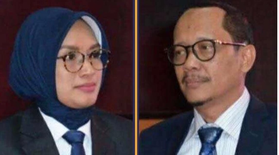 Bupati Probolinggo Puput Tantriana Sari (kiri) dan suaminya Hasan Aminuddin, mantan Bupati Probolinggo yang kini jadi anggota DPR-RI resmi ditahan KPK. (Foto:Istimewa/Ngopibareng)