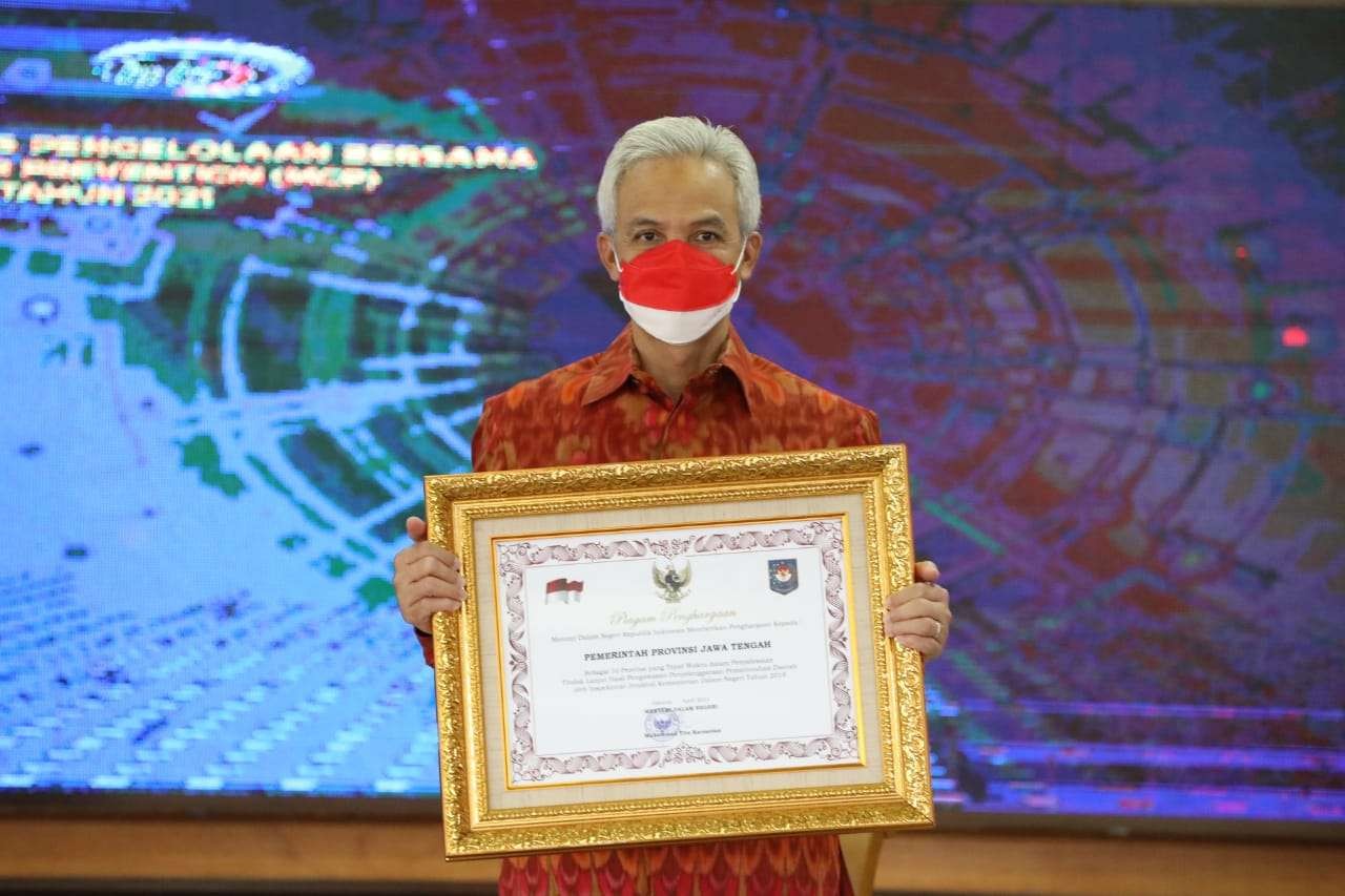 Gubernur Ganjar akan mendampingi khusus daerah yang masih berstatus PPKM Level 4. (Foto: Dok Jateng)