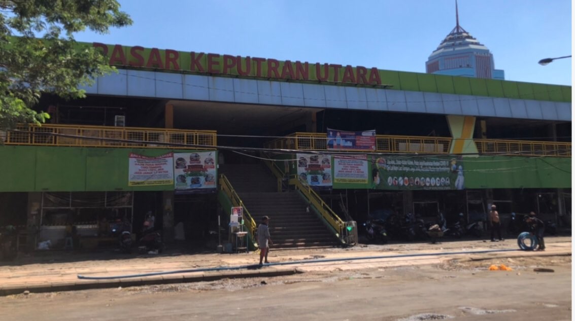 Hargai cabai di Pasar Keputran Surabaya mencapai Rp 9.000 per kilonya. (Foto: Andhi Dwi/Ngopibareng.id)