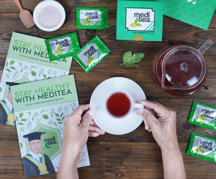 Meditea, teh hijau bantu tingkatkan imunitas ditengah pandemi Covid-19. (Foto: istimewa)