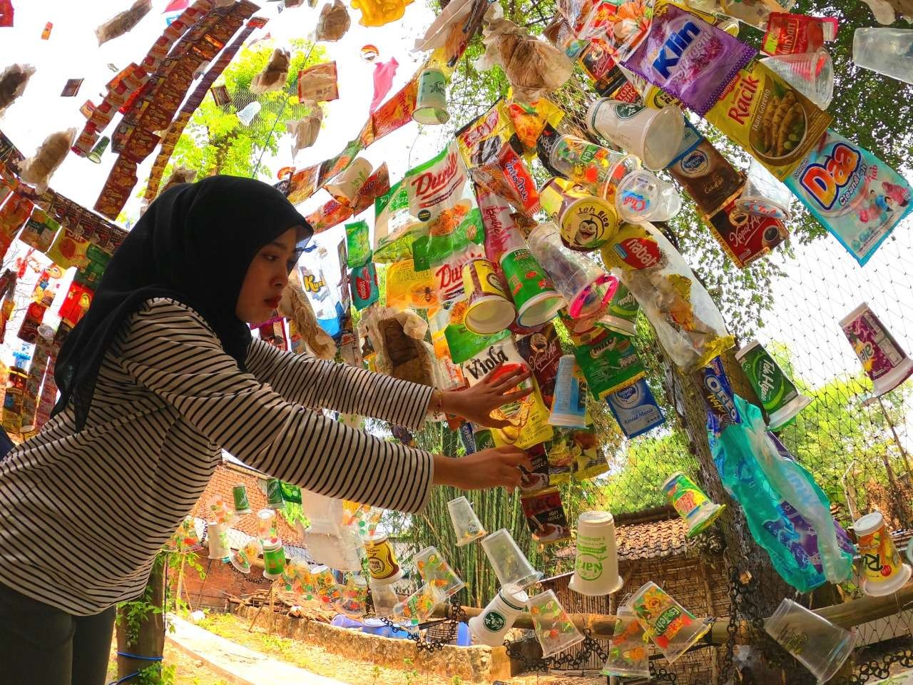 Pameran tolak sachet Ecoton. (Foto: Istimewa)