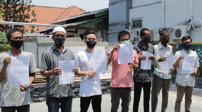 Warga binaan yang dapat program asimilasi.  (Foto: Kanwil Kemenkumham Jatim)