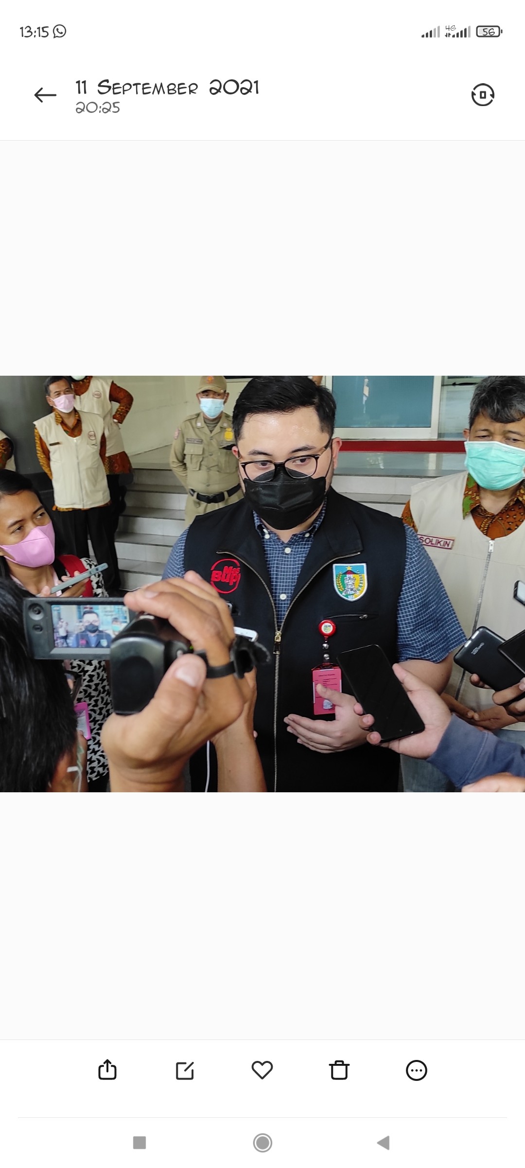 Bupati Kediri Hanindhito Himawan Pramana sebut rencanakan uji coba pembelajaran tatap muka 14 September besok. ( Foto: Fendhy Plesmana/Ngopibareng.id)