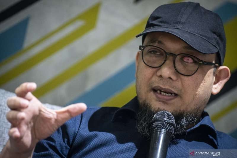 Novel Baswedan penyidik Komisi Pemberantasan Korupsi nonaktif. (Foto: Antara)