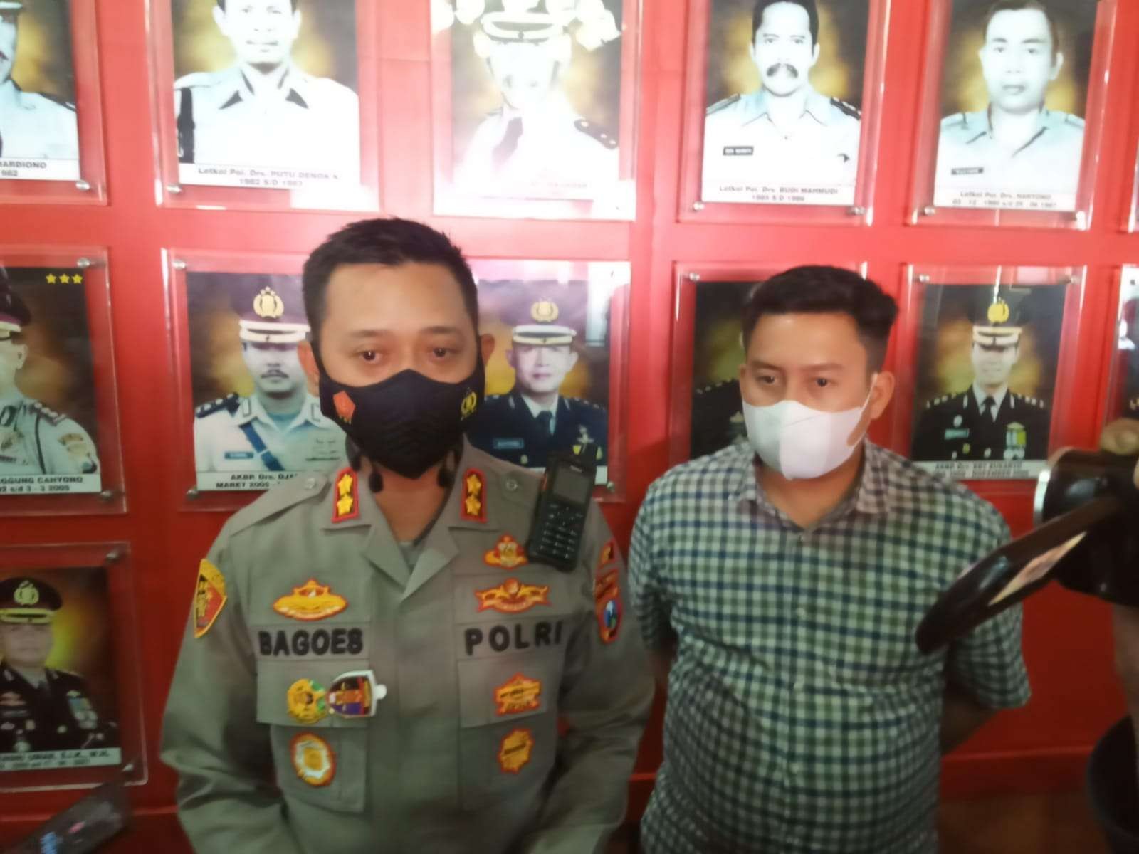 Kapolres Malang, AKBP Raden Bagoes Wibisono saat ditemui di Mako Polres Malang Kabupaten (Foto: Lalu Theo/ngopibareng.id)