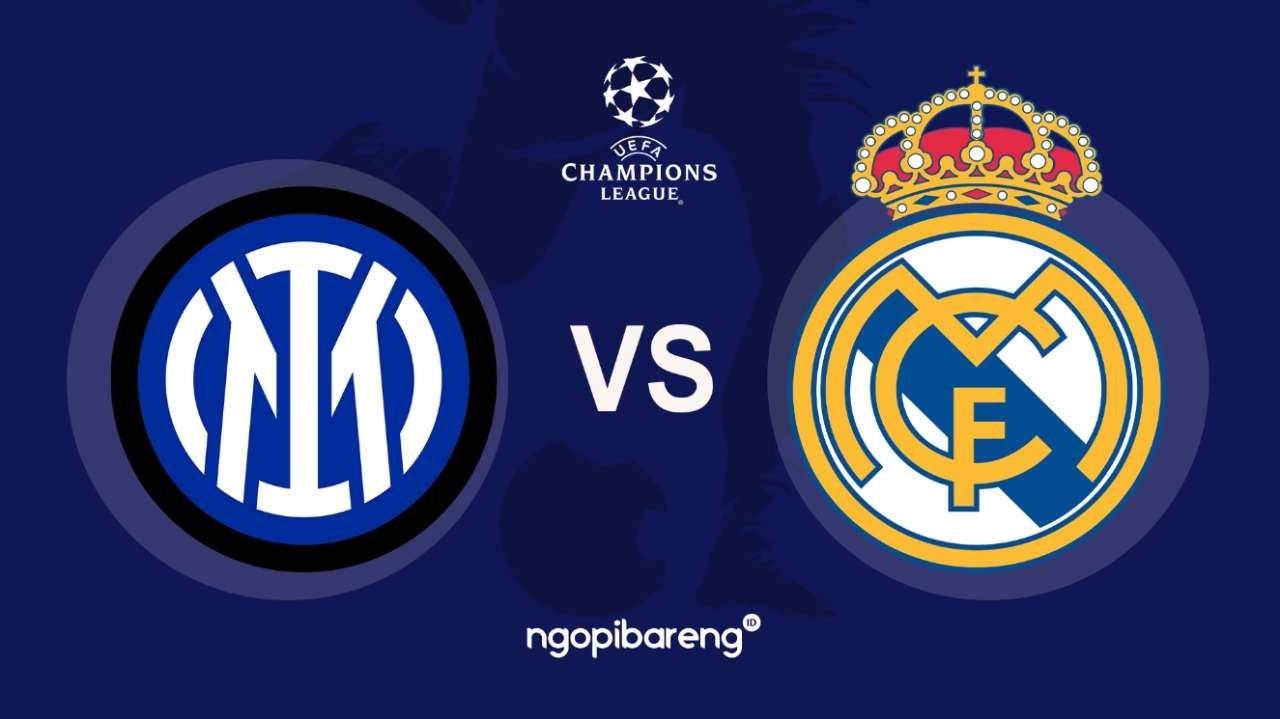 Inter Milan vs Real Madrid. (Fa Vidhi/Ngopiabreng.id)