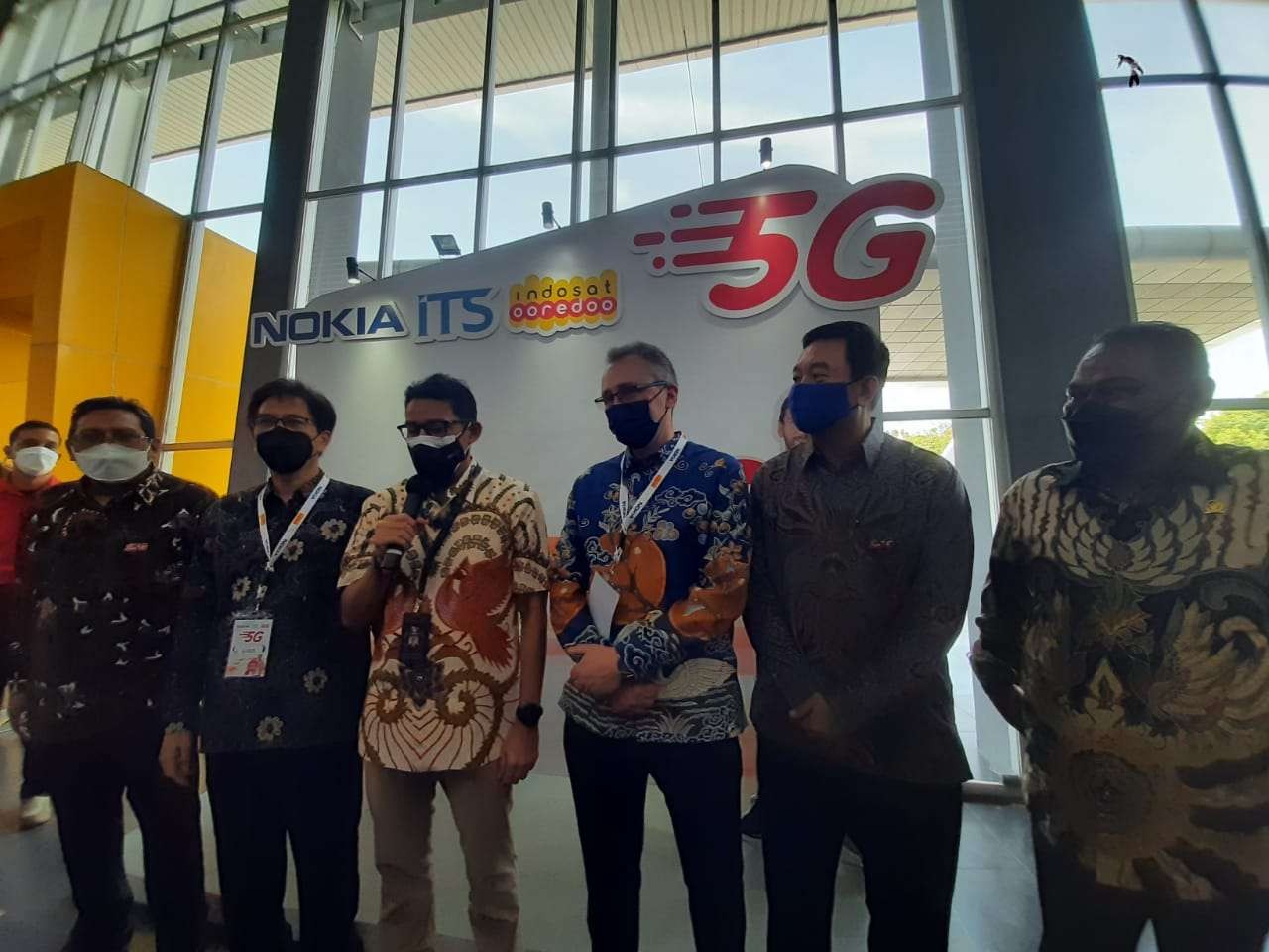 ITS luncurkan lab 5G experince center yang dihadiri Menteri Kebudayaan dan Pariwisata. (Foto: Pita Sari/Ngopibareng.id)