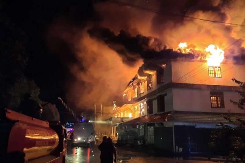 Buntut kebakaran Lapas Klas 1 Tangerang, Kalapas dinonaktifkan dari jabatannya. (Foto: Ant)