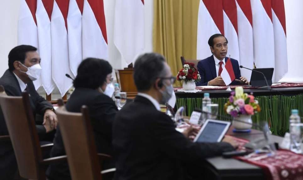 Presiden Joko Widodo dalam Major Economies Forum on Energy and Climate 2021 (foto:Setpres)