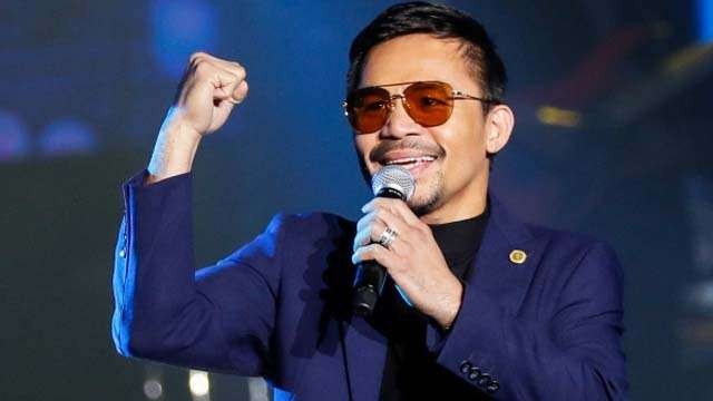 Petinju Manny Pacquiao hari Minggu kemarin mendeklarasikan dirinya akan maju sebagai calon presiden pada Pilpres Filipina tahun depan. (Foto:EPA/Al Jazeera)