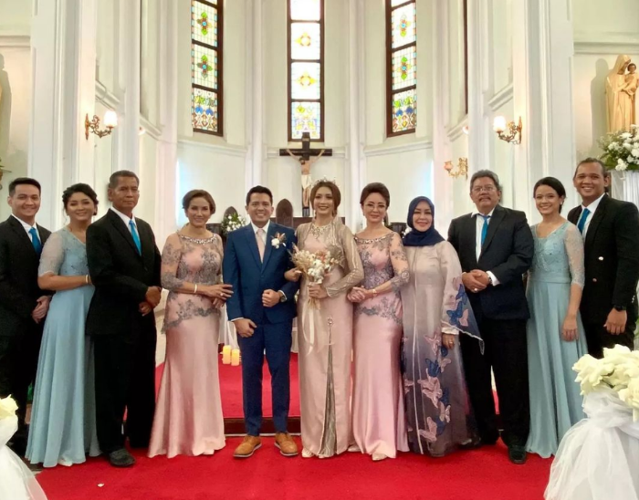 Pernikahan Catra Crisandi Felder dan Stephani Defirstta. (Foto: Instagram)