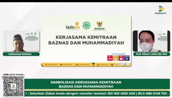 Kerja sama Lazismu dan Baznas. (Foto: Istimewa)