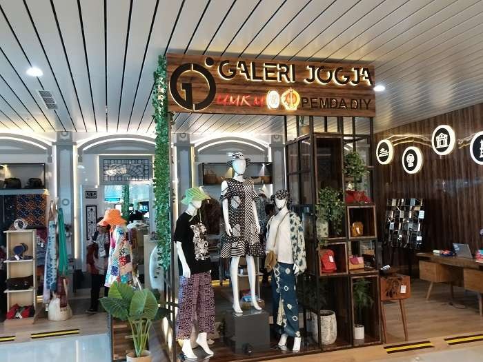 Ruang pameran UKM asal Jawa Tengah di Yogyakarta International Airport (YIA). (Foto: Istimewa)