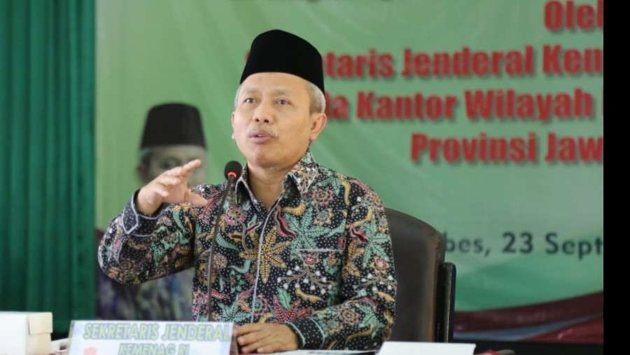 Sekjen Kemenag Nizar. (Foto: Kemenag)