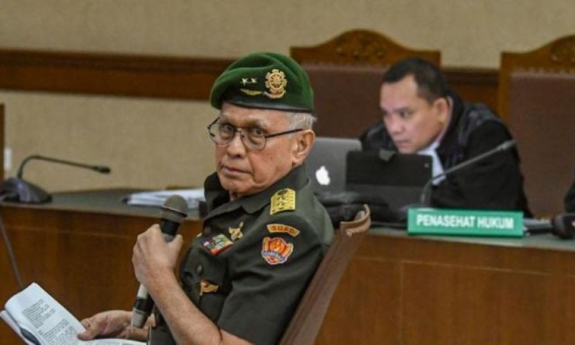 Mayjen TNI (Purn) Kivlan Zen divonis 4,5 bulan dalam kasus senpi ilegal. (Foto: Ant)