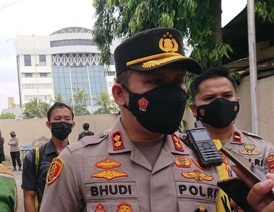 Kapolresta Malang Kota, AKBP Budi Hermanto saat ditemui usai acara peletakan batu pertama Gedung Bhayangkari Cabang Kota Malang (Foto: Lalu Theo/Ngopibareng.id)