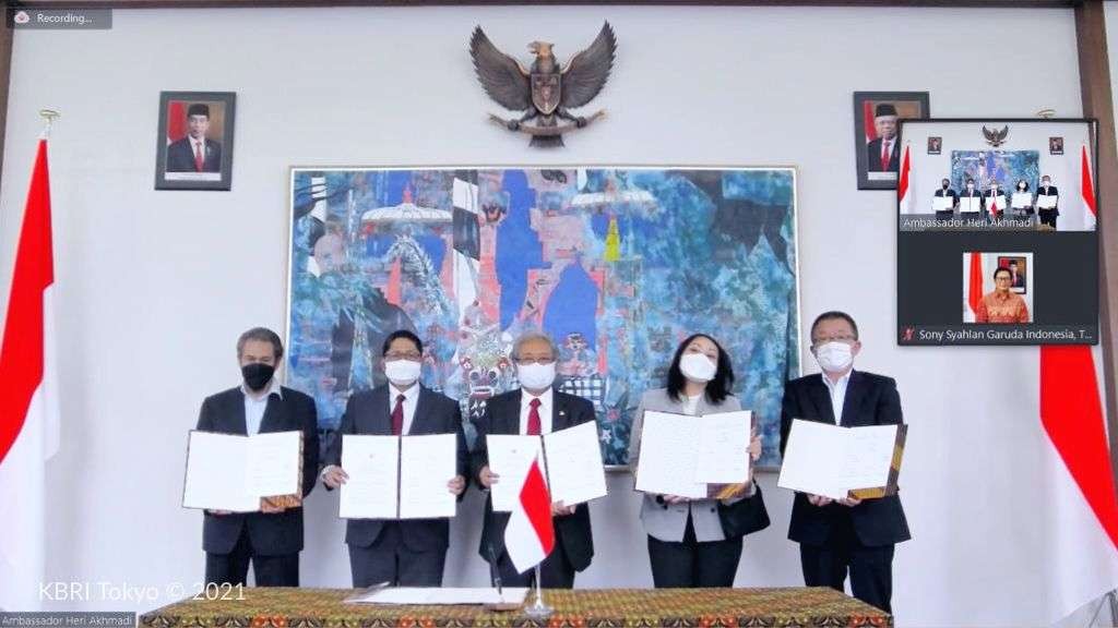 Dubes Heri Akhmadi inisiasi pembentukan SME Center untuk mendukung pengembangan UMKM Indonesia. (Foto: KBRI Tokyo)