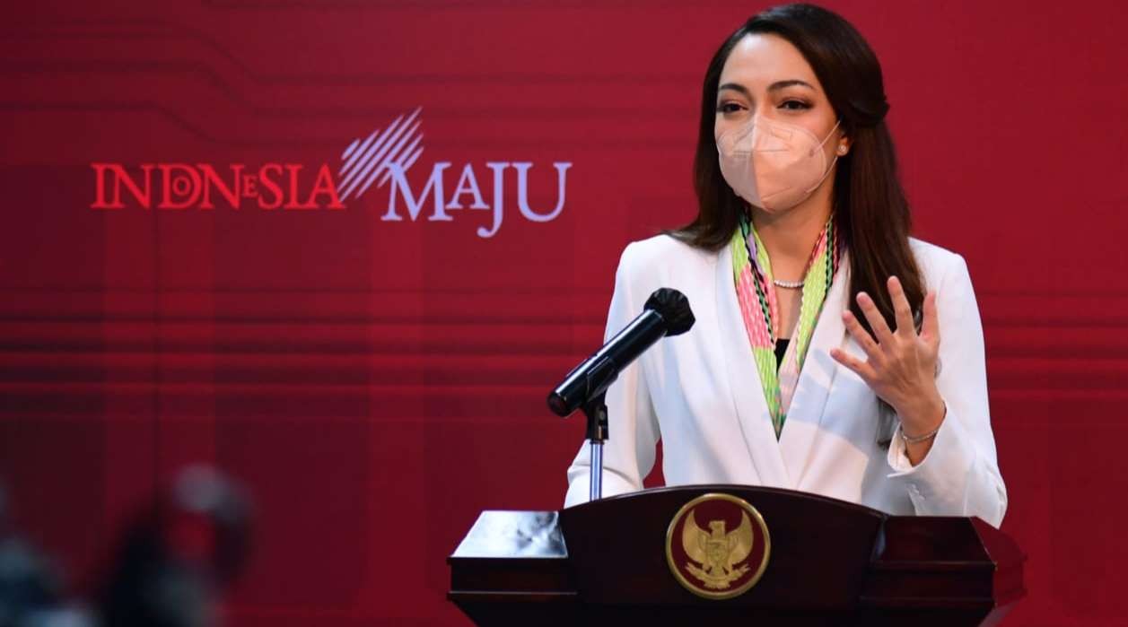 Juru Bicara Pemerintah dan Duta Adaptasi Kebiasaan Baru, dr. Reisa Broto Asmoro. (Foto: Setpres)