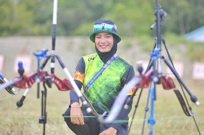 Atlet andalan Jatim di cabor panahan, Diananda Choirunisa. (Foto: KONI Jatim)