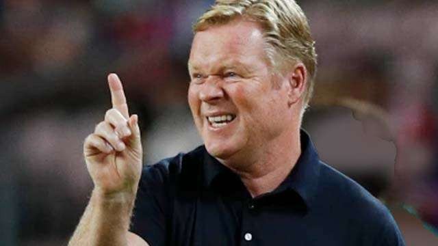 Pelatih Barcelona Ronald Koeman aman, dia tidak dipecat meskipun Barcelona sedang jeblok. (Foto:Reuters)