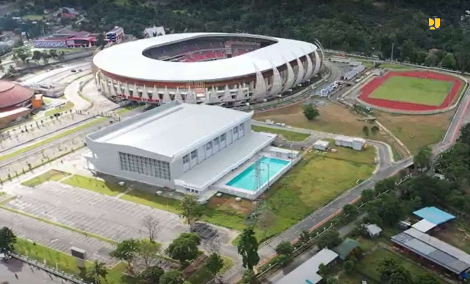 Salah venue yang dibangun Kementerian PUPR di Papua. (Foto: Kementerian PUPR)