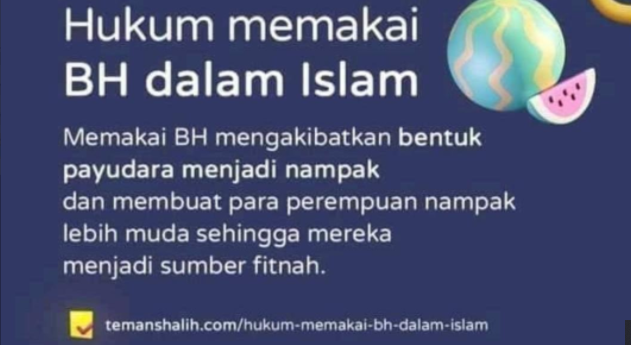 Netizen geger membincangkan postingan tentang bra atau BH perempuan. Aktivis perempuan hingga Majelis Ulama Indonesia, juga menanggapi postingan itu.(Foto: Twitter)