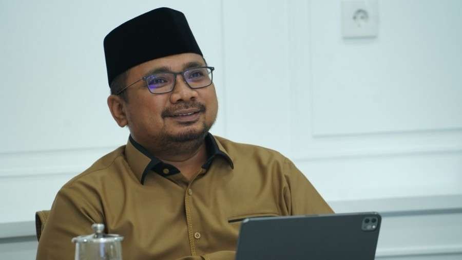 Menteri Agama Yaqut Cholil Qoumas, membantu kelancaran. (Foto: Kemenag)