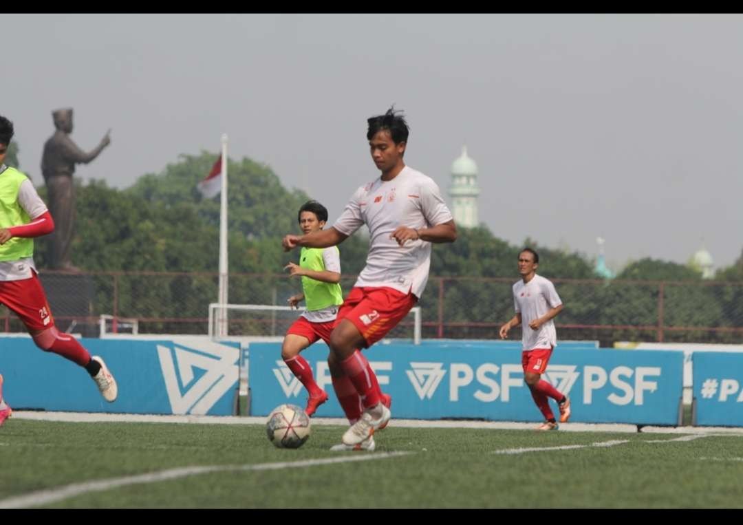 Jordan Zamorano saat sesi latihan (Foto: istimewa)