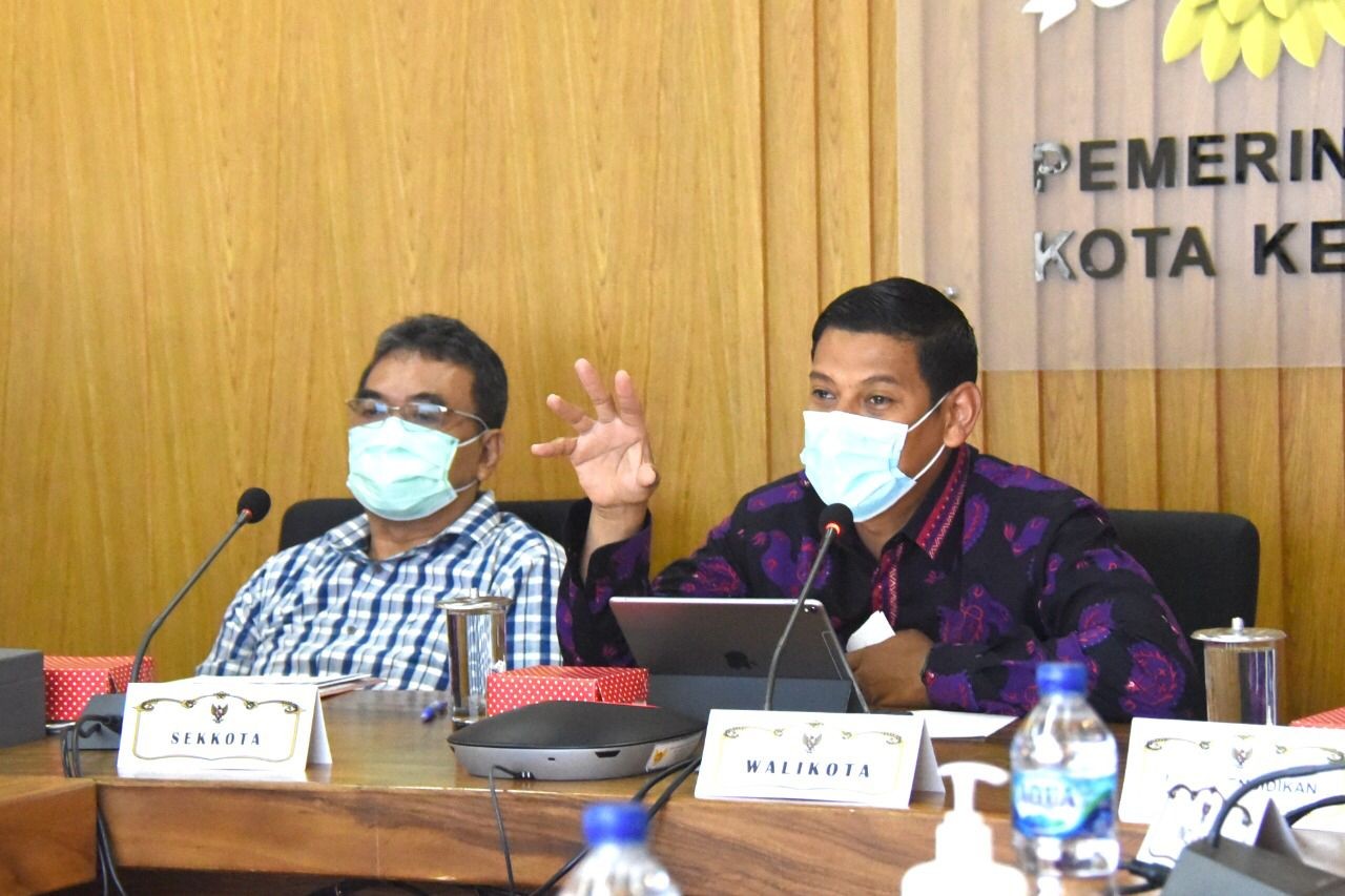 Walikota Kediri Paparkan Inovasi EMAS pada Penjurian TOP 30 Kovablik (Foto: Istimewa)